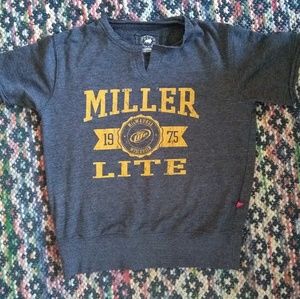 Miller Lite short sleeve sweatshirt